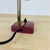 Lamp cocotte years 50red perforated metal