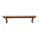 Old farmhouse bench in knotted pine
