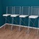 Tabourets de bar Kreuzschwinger par Till Behrens, années 1990