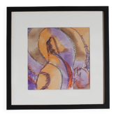 Nature morte abstraite #4, 32x32cm, Aquarelle, Pastel