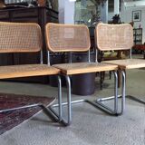 Set of Cesca B32 chairs by Marcel Breuer