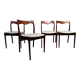 Set of 4 vintage dining chairs by AWA – 1960s