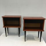 Pair of Scandinavian teak bedside tables
