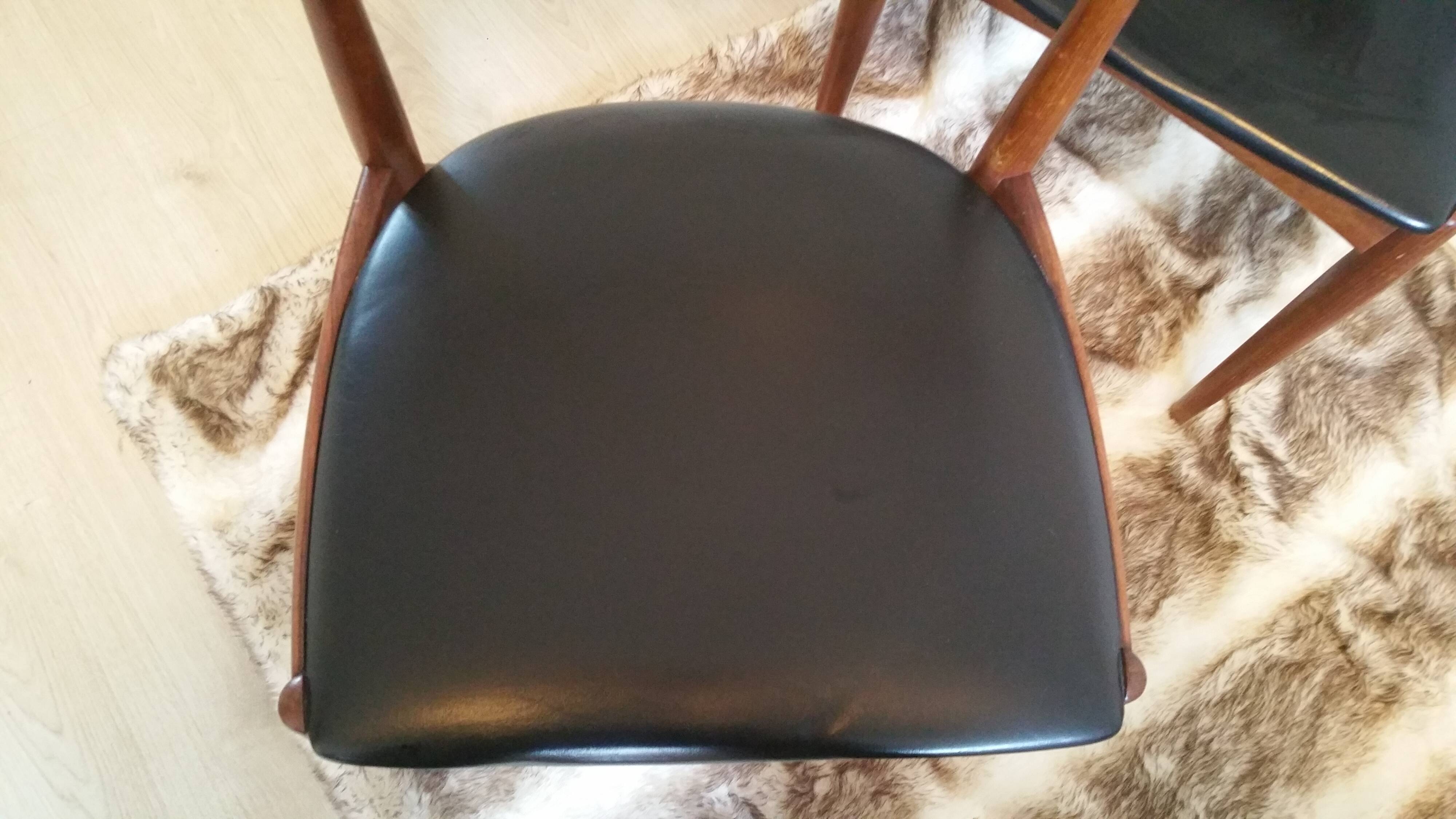 Set of 4 lounge chairs by Johannes Andersen for Denmark, 1960 s