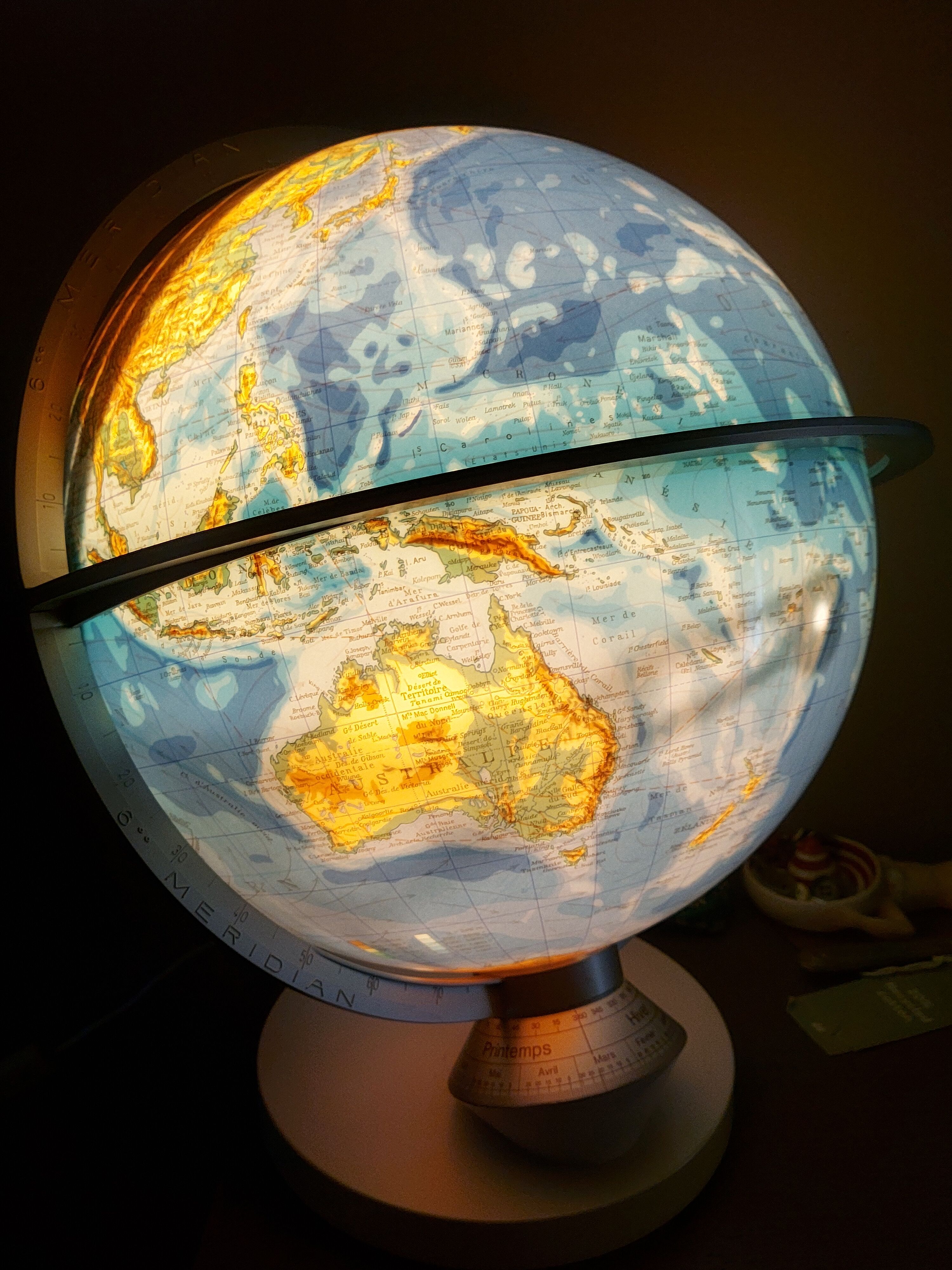 Luminous globe Columbus70'S , Columbus Verlag , Paul Oestergaard
