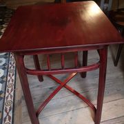 Austrian Art Nouveau side table by Jacob and Joseph Khon design by Gustav Siegel