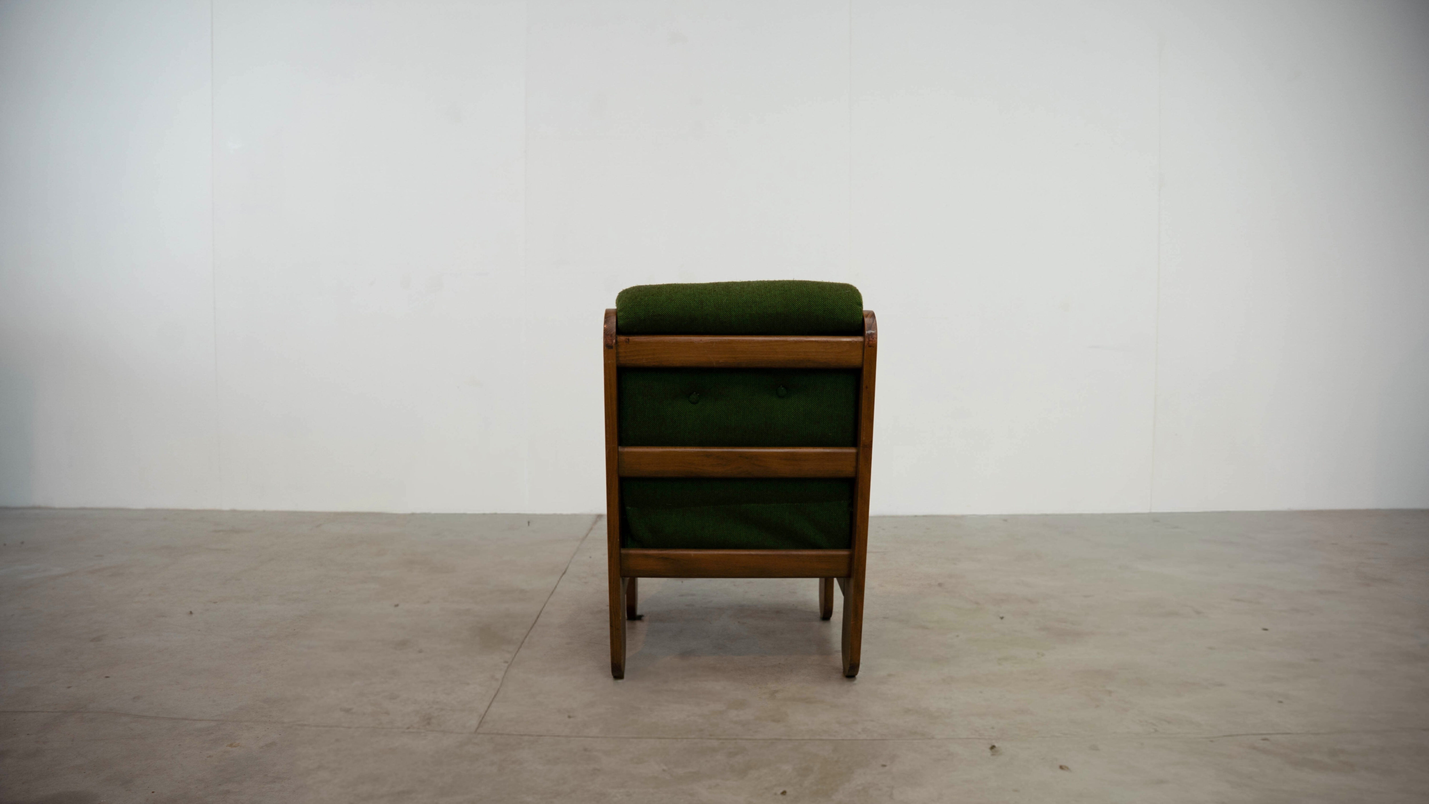 Ensemble de 2 fauteuils lounge verts français