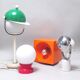 Italian cap lamp Arti e Mestieri from the 1980s.