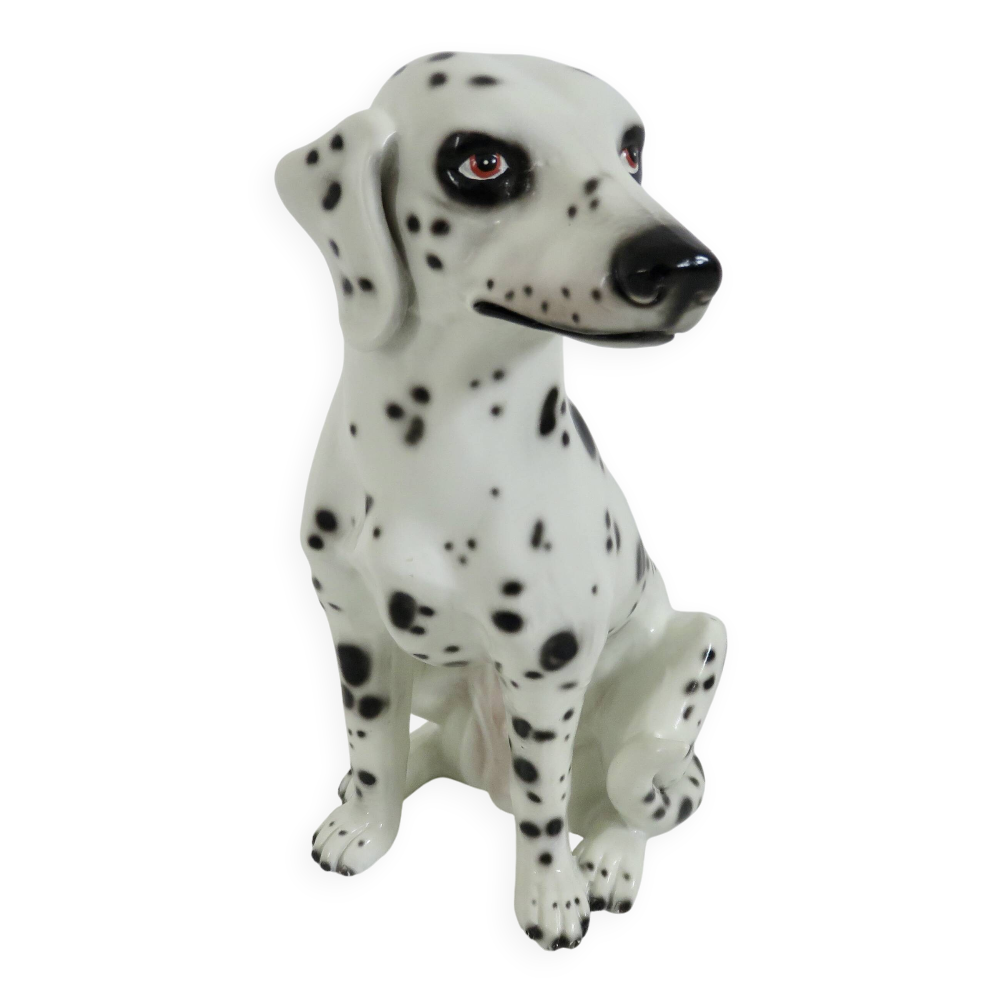 Very large ceramic Dalmatian, Italy, 1960-1970, 43cm