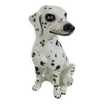 Très grand dalmatien en céramique, Italie, 1960 1970, 43cm