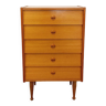 Scandinavian vintage teak chest of drawers type of 50s 60s