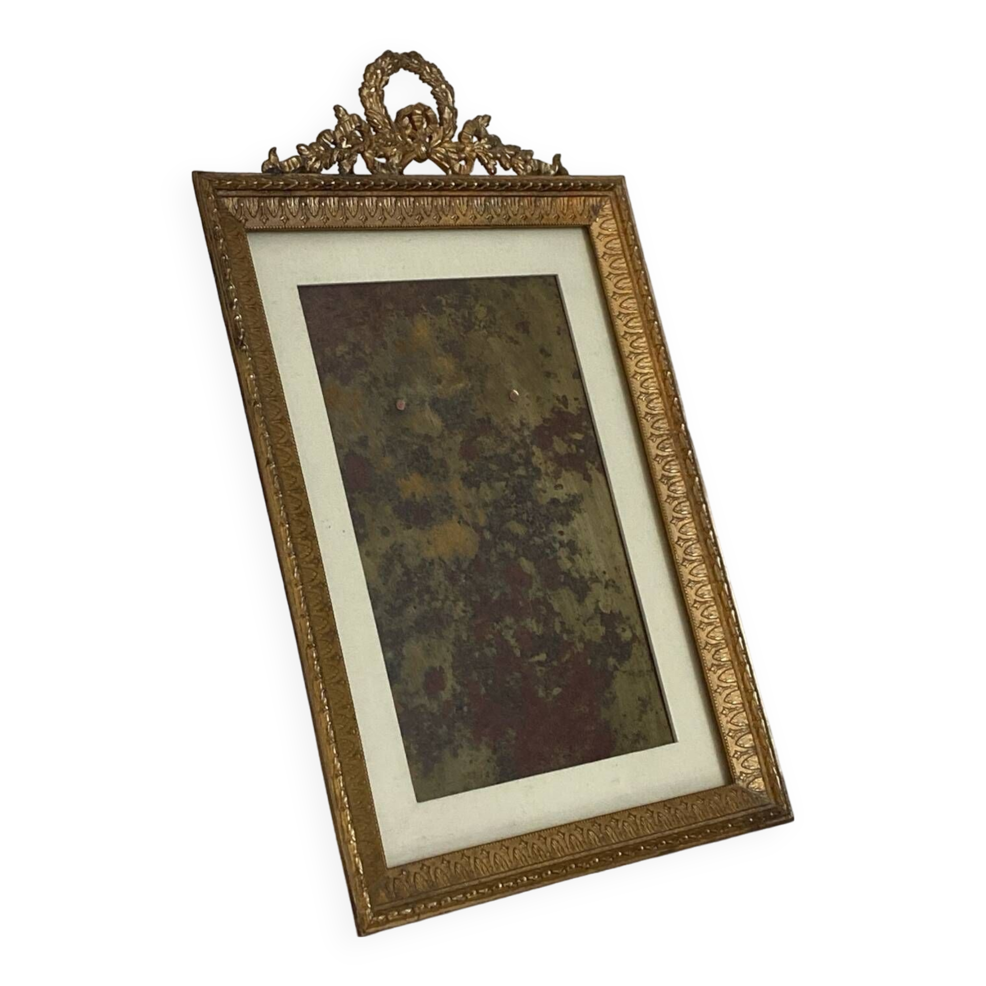 Small Napoleon III photo frame in gilded brass