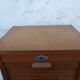 Vintage oak curtain binder