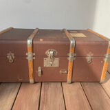 Leather Wood Trunk
