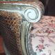 Caned armchair in Louis XVI style