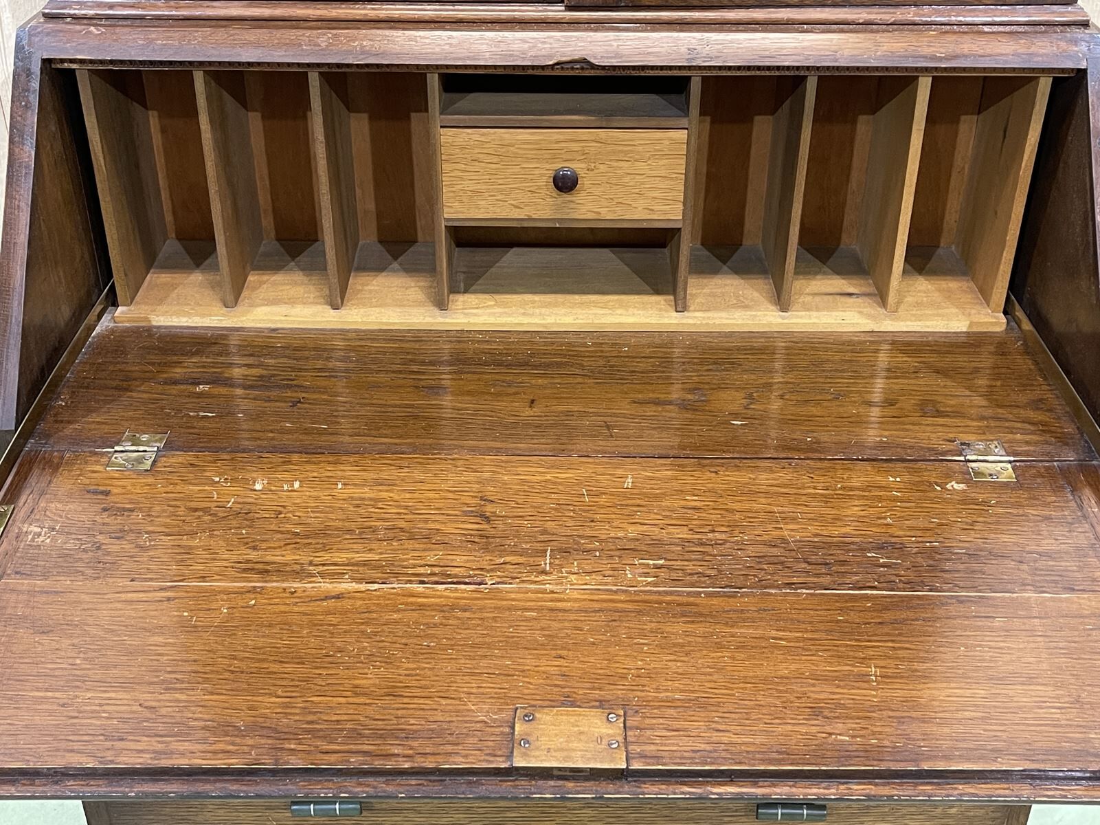 English oak scriban 1930