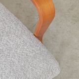 Pair of restored armchairs in large bouclette by Frantisek Jirak for Tatra 1960