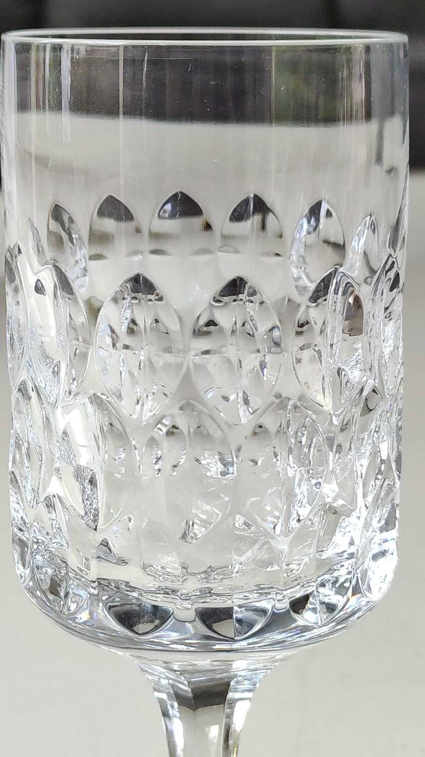 Lot 7 x Verres à vin. Peill & Putzler. Modèle Granada. En cristal.