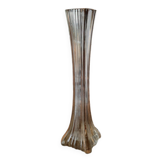 Vase soliflore en verre ancien