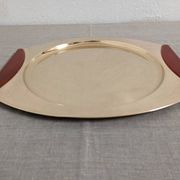 Plates and a brass and Bakelite cut by PM Italy, Italy around 1970.
