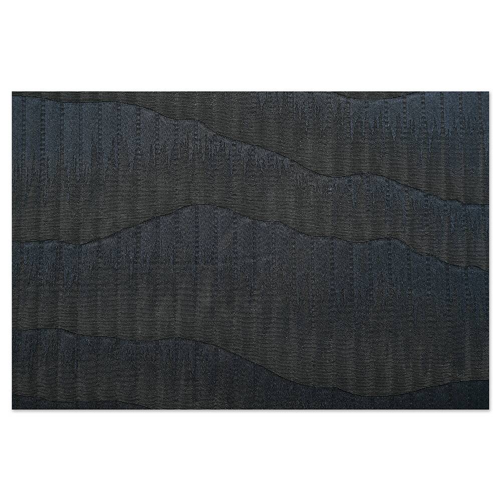 Pair of Designer Armchairs in Pleated Fabric