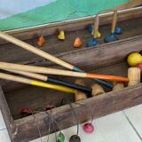 Old living room croquet game