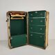 1930s wardrobe steamer trunk by Hartmann – goat skin chest