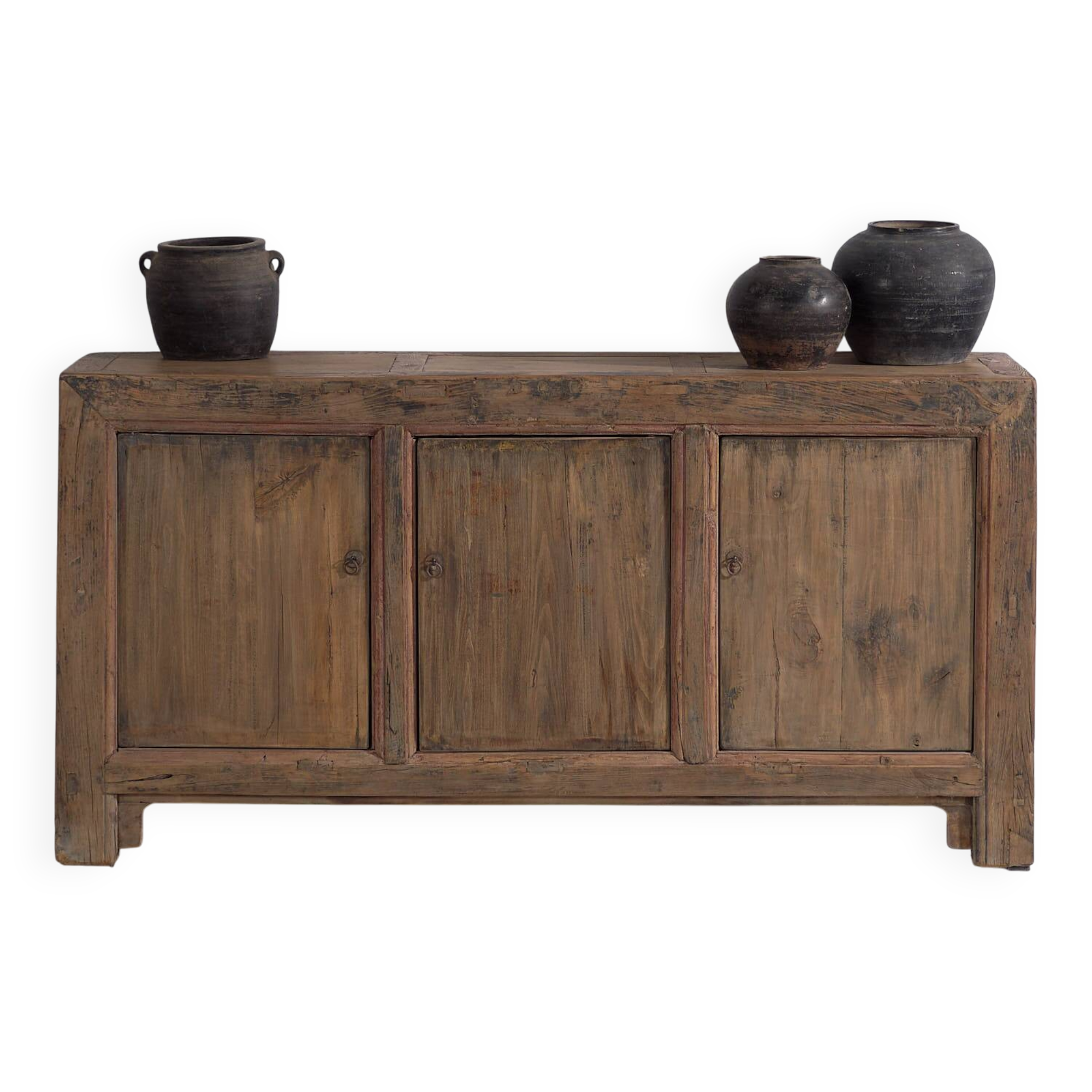 Antique oriental three-door sideboard (circa 1900)
