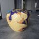 Round vase Émaux de Longwy - 'Theos' decor by Umberto - Art Deco