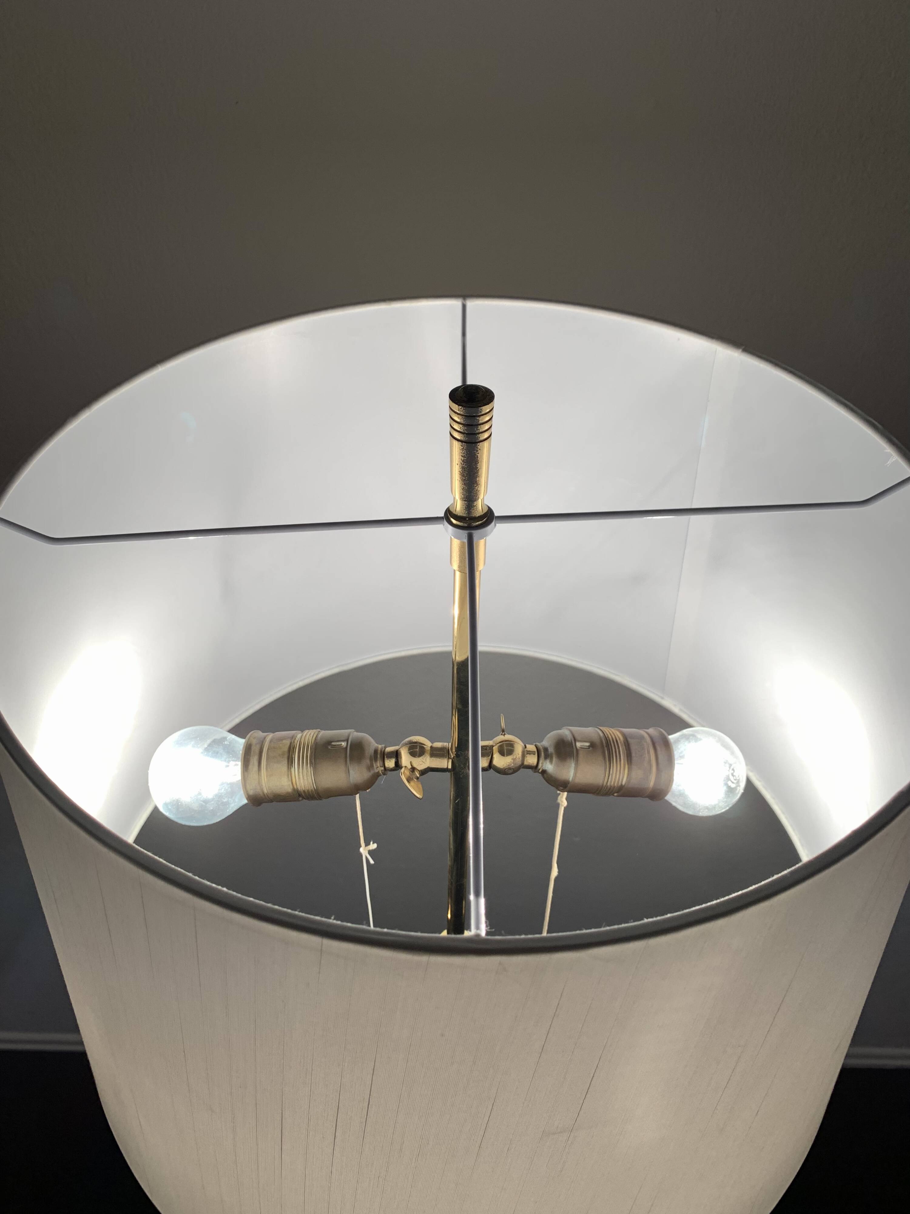 Brass Floor Lamp by Vereinigte Werkstätten