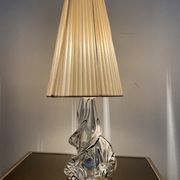 Lampe vintage en cristal France années 60-70