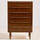 Teak Dresser with Six Drawers, 1960s