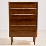 Teak Dresser with Six Drawers, 1960s