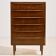 Teak Dresser with Six Drawers, 1960s