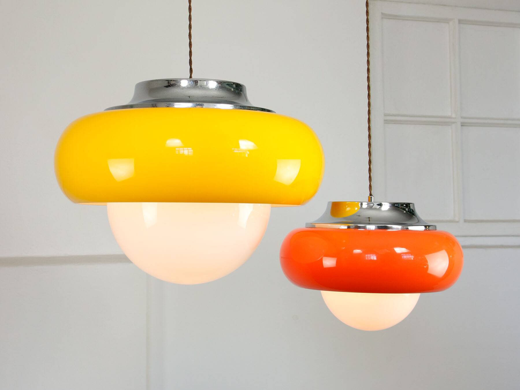 Space Age Model Best Pendants from Guzzini, 1970s, set of 2