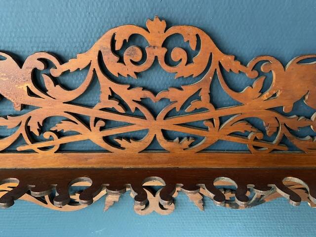 Old cut-out wooden wall display from the 1900s