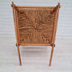 Rocking-chair, oak wood, natural fiber