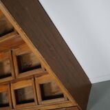 Large Dutch Beech Haberdashery Shop Cabinet, 1920s/30s