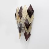 Pair of Modern Italian Murano Glass Sconces