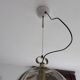 Peill & putzler suspension smoked glass and brass 70s