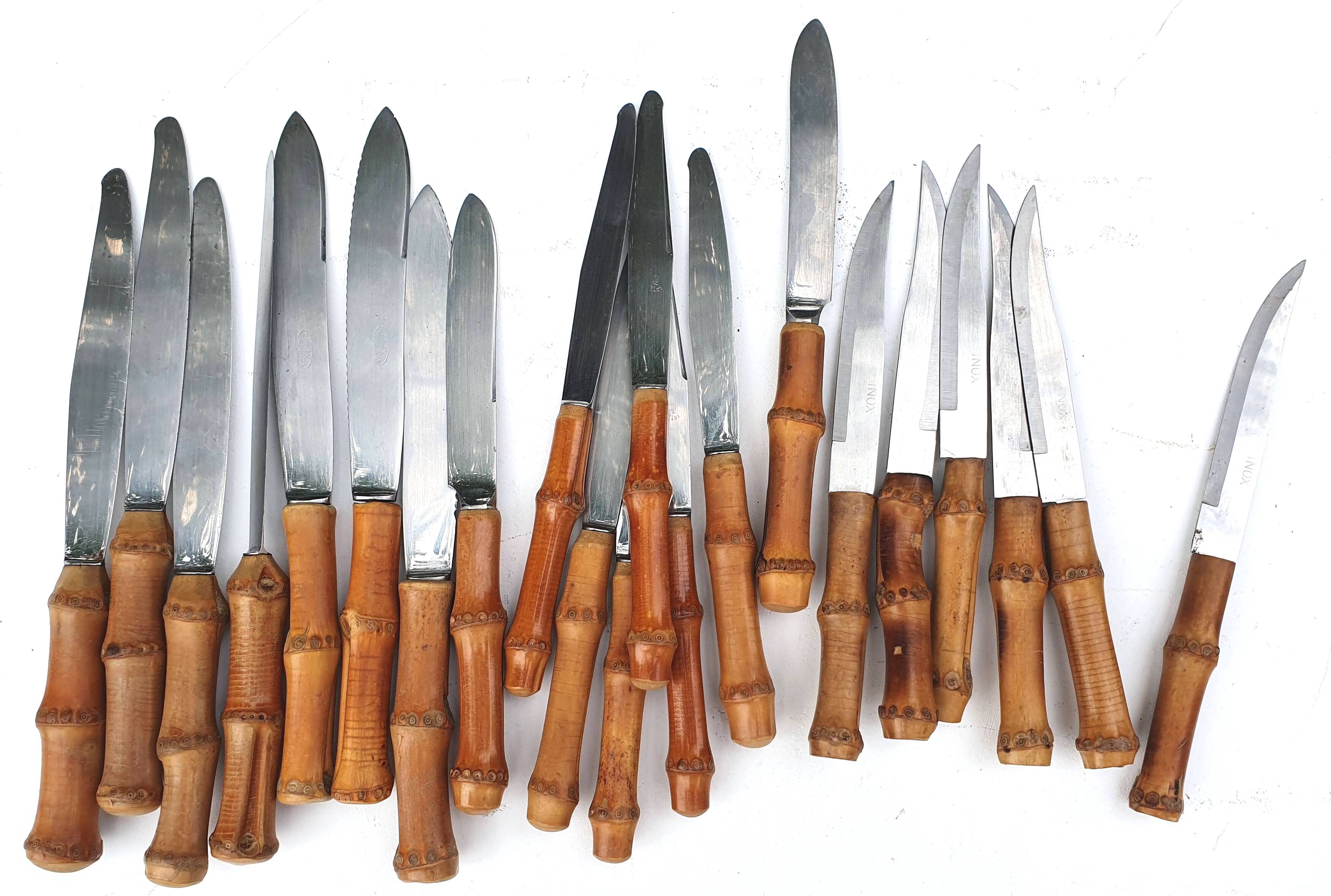 Riviera 1960 bamboo knives