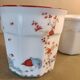 Two porcelain jam jars