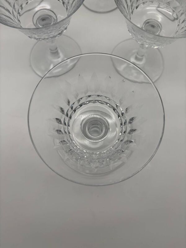 10 coupes à champagne en cristal, Baccarat, model Picadilly, France