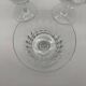 10 crystal champagne glasses, Baccarat, Picadilly model, France