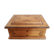 Jewelry box with wooden compartments