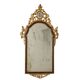 Neoclassical antique mirror in gilded wood, Italy, 18th century.