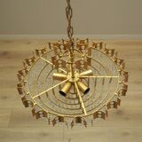 Lustre en laiton, design danois, années 1970, production : Danemark