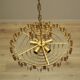 Brass chandelier, Danish design, 1970s, produced in Denmark