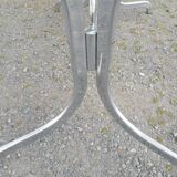 Vintage chrome and glass table