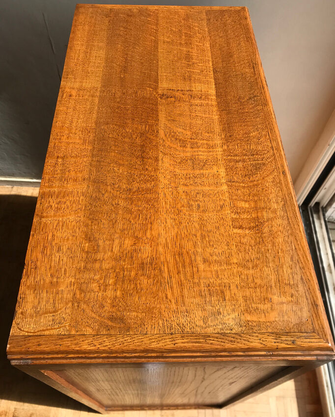 Buffet parisien des années 1940 / 1950 - chêne clair